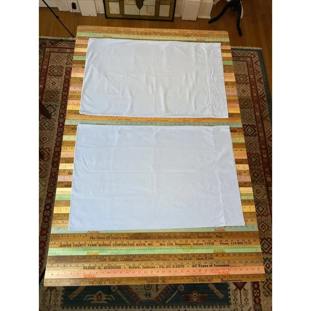 Cannon Royal Family Standard Pillowcase Blue Retro Ultra Percale Pair
